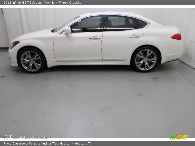 Moonlight White / Graphite 2011 Infiniti M 37 S Sedan