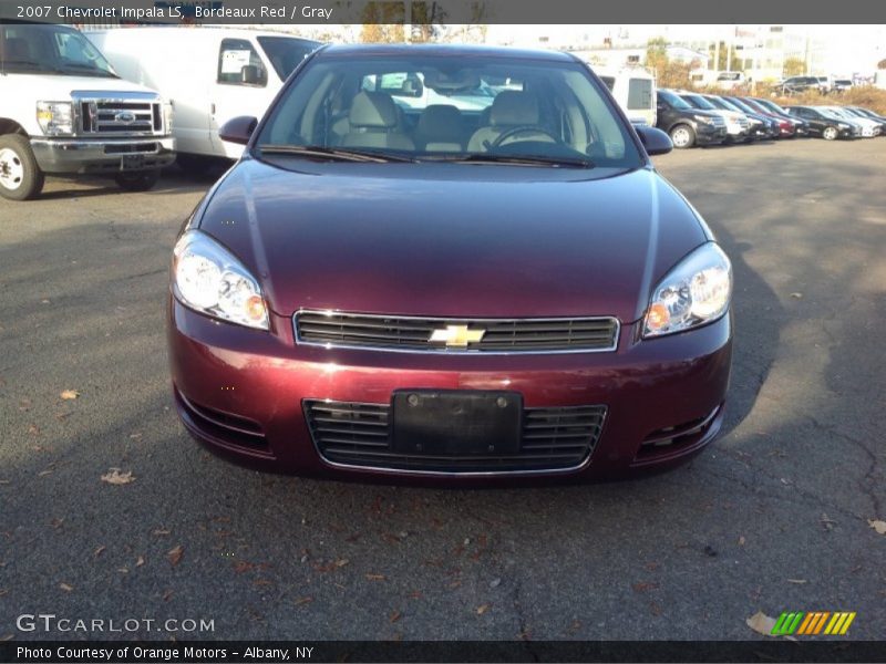 Bordeaux Red / Gray 2007 Chevrolet Impala LS