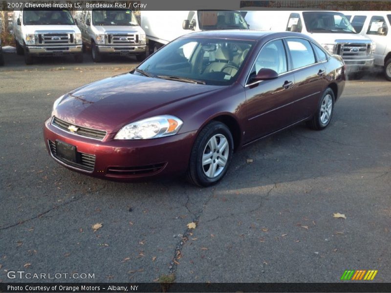 Bordeaux Red / Gray 2007 Chevrolet Impala LS