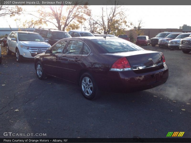 Bordeaux Red / Gray 2007 Chevrolet Impala LS