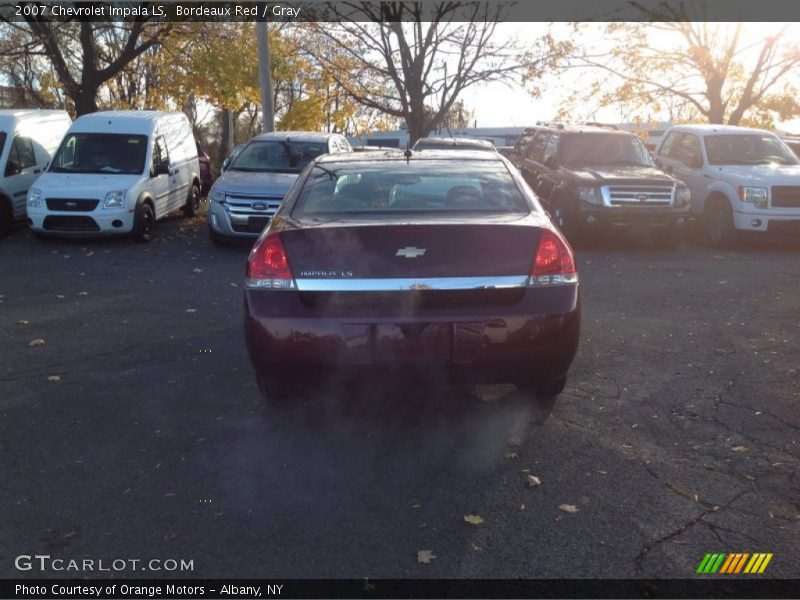 Bordeaux Red / Gray 2007 Chevrolet Impala LS