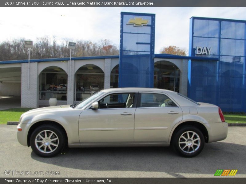 Linen Gold Metallic / Dark Khaki/Light Graystone 2007 Chrysler 300 Touring AWD