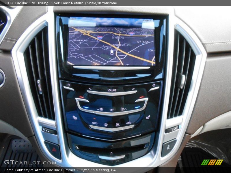 Silver Coast Metallic / Shale/Brownstone 2014 Cadillac SRX Luxury