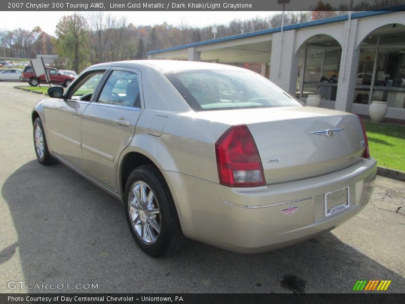 Linen Gold Metallic / Dark Khaki/Light Graystone 2007 Chrysler 300 Touring AWD
