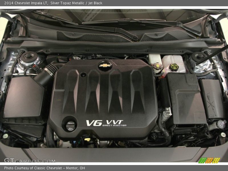 Silver Topaz Metallic / Jet Black 2014 Chevrolet Impala LT