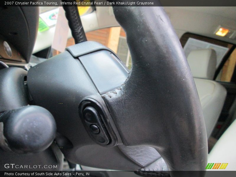 Inferno Red Crystal Pearl / Dark Khaki/Light Graystone 2007 Chrysler Pacifica Touring