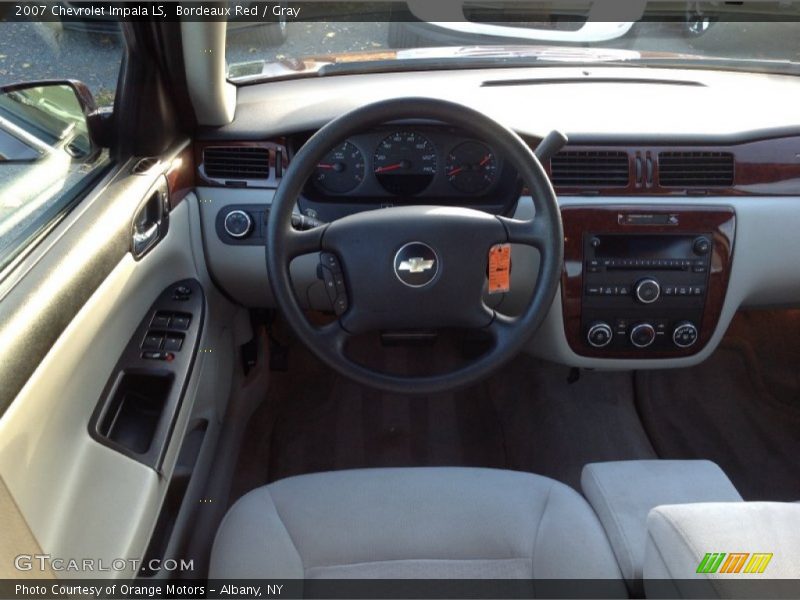 Bordeaux Red / Gray 2007 Chevrolet Impala LS