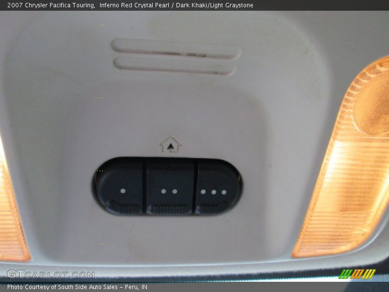 Inferno Red Crystal Pearl / Dark Khaki/Light Graystone 2007 Chrysler Pacifica Touring