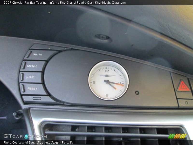 Inferno Red Crystal Pearl / Dark Khaki/Light Graystone 2007 Chrysler Pacifica Touring