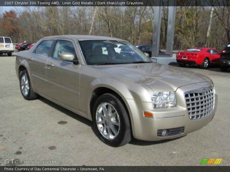 Linen Gold Metallic / Dark Khaki/Light Graystone 2007 Chrysler 300 Touring AWD