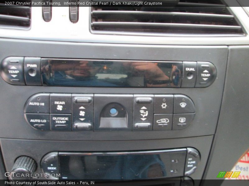 Inferno Red Crystal Pearl / Dark Khaki/Light Graystone 2007 Chrysler Pacifica Touring