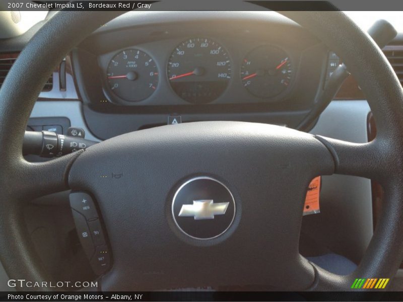 Bordeaux Red / Gray 2007 Chevrolet Impala LS