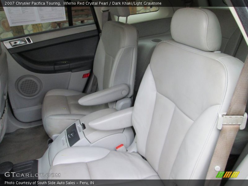 Inferno Red Crystal Pearl / Dark Khaki/Light Graystone 2007 Chrysler Pacifica Touring