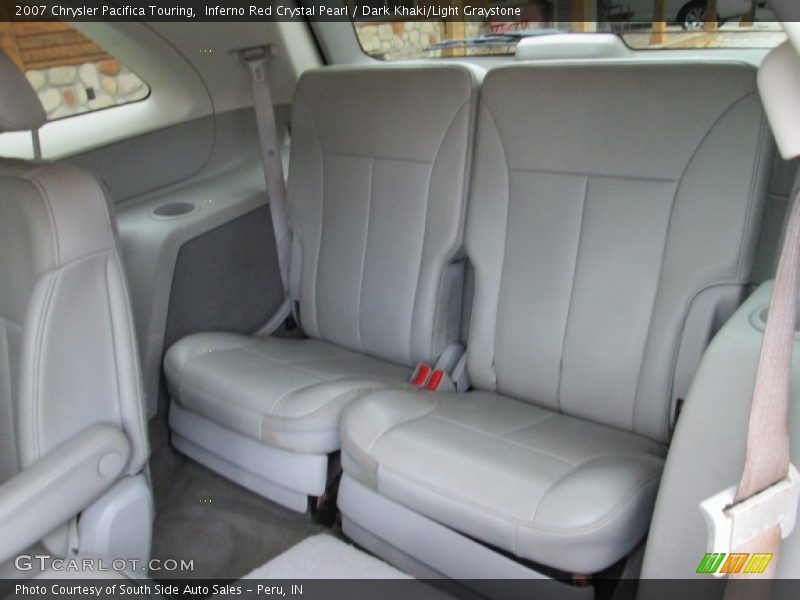 Inferno Red Crystal Pearl / Dark Khaki/Light Graystone 2007 Chrysler Pacifica Touring