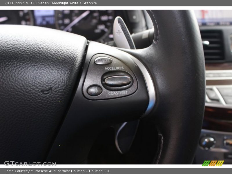 Moonlight White / Graphite 2011 Infiniti M 37 S Sedan