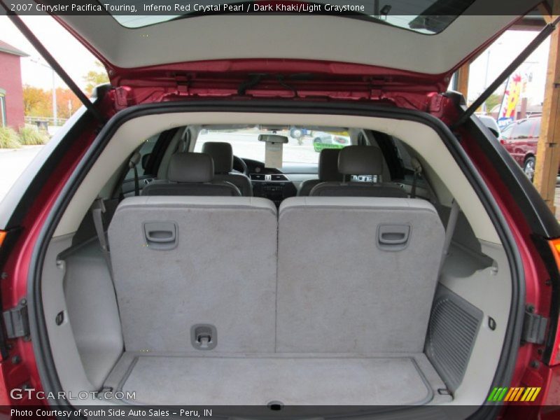 Inferno Red Crystal Pearl / Dark Khaki/Light Graystone 2007 Chrysler Pacifica Touring