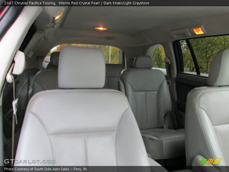 Inferno Red Crystal Pearl / Dark Khaki/Light Graystone 2007 Chrysler Pacifica Touring