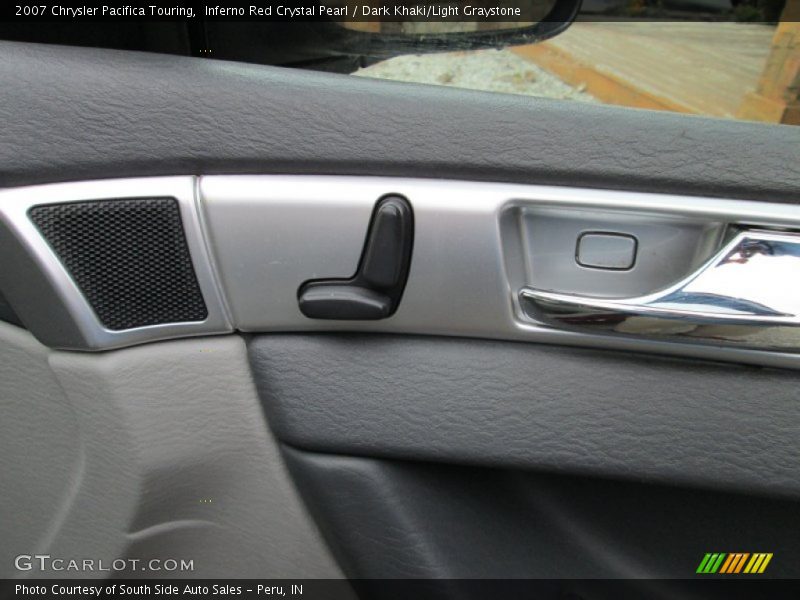 Inferno Red Crystal Pearl / Dark Khaki/Light Graystone 2007 Chrysler Pacifica Touring