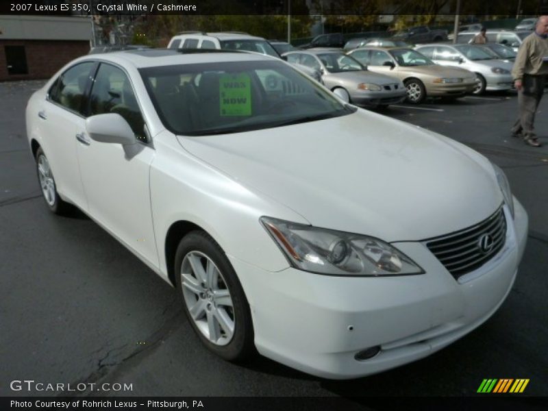 Crystal White / Cashmere 2007 Lexus ES 350