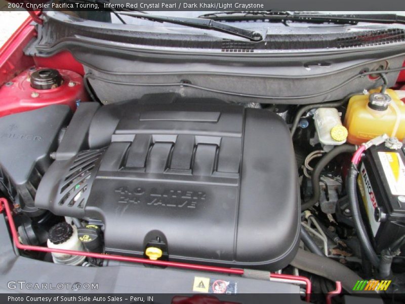 Inferno Red Crystal Pearl / Dark Khaki/Light Graystone 2007 Chrysler Pacifica Touring