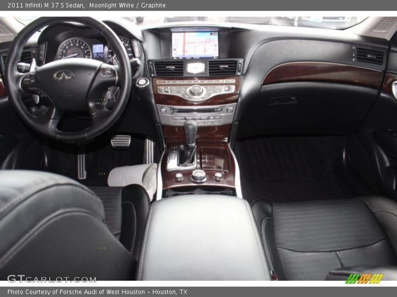 Moonlight White / Graphite 2011 Infiniti M 37 S Sedan
