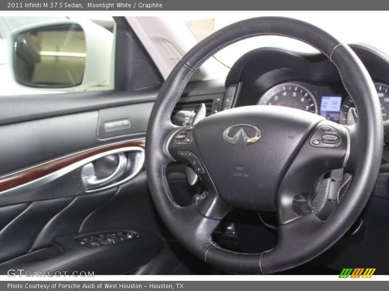 Moonlight White / Graphite 2011 Infiniti M 37 S Sedan