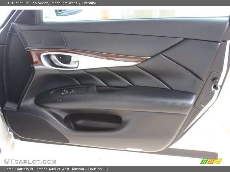 Moonlight White / Graphite 2011 Infiniti M 37 S Sedan