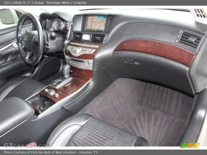 Moonlight White / Graphite 2011 Infiniti M 37 S Sedan