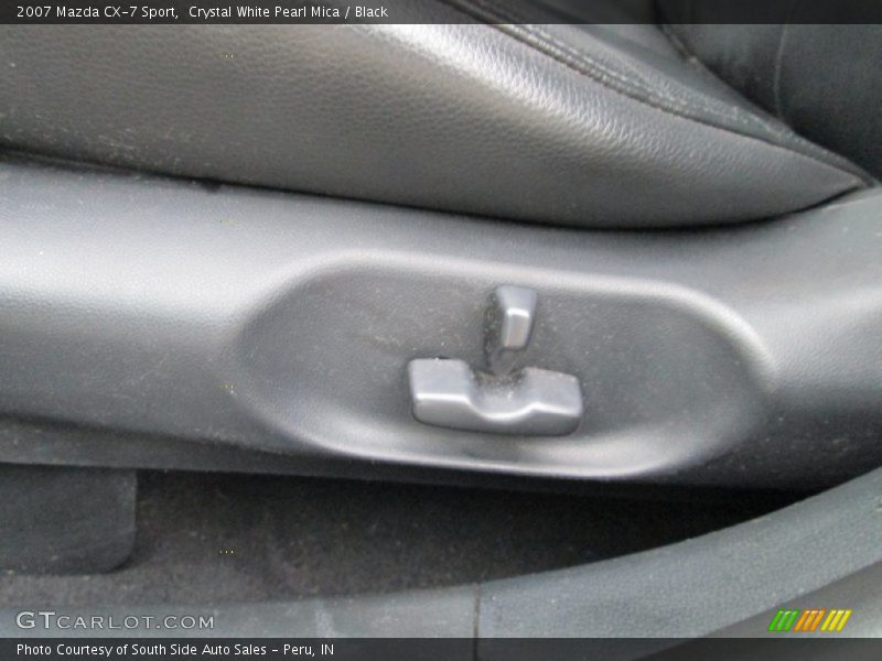 Crystal White Pearl Mica / Black 2007 Mazda CX-7 Sport