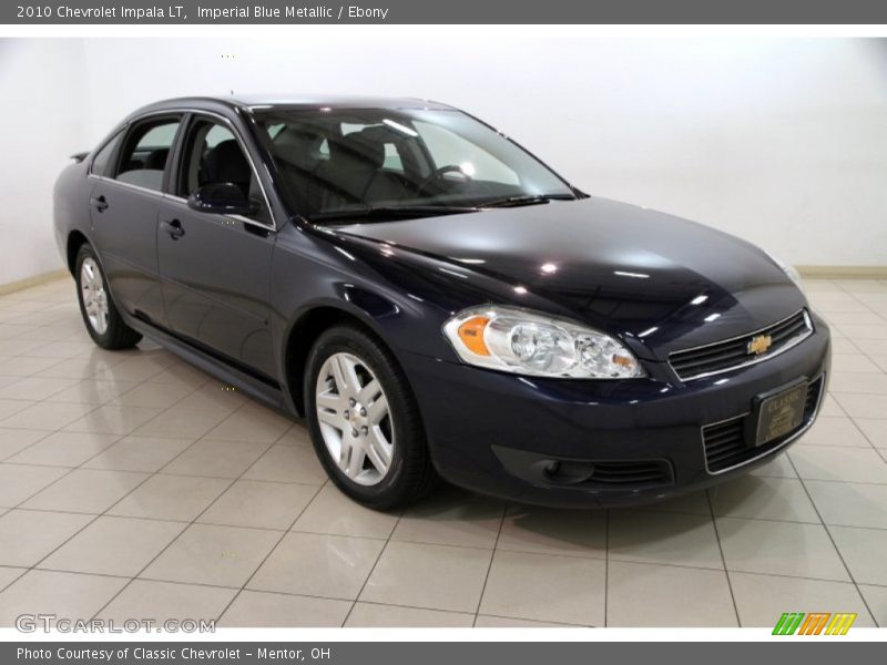 Imperial Blue Metallic / Ebony 2010 Chevrolet Impala LT