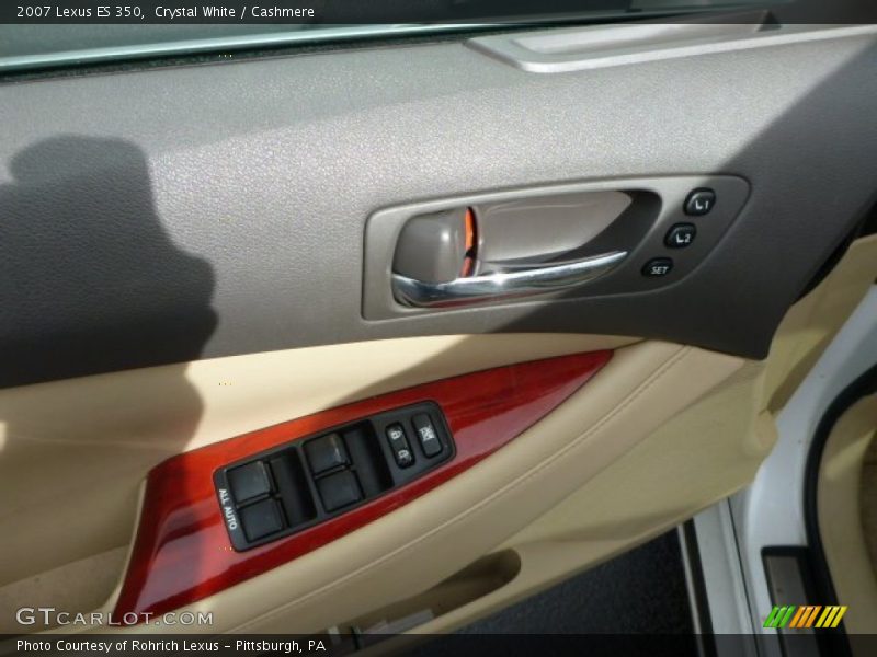 Crystal White / Cashmere 2007 Lexus ES 350