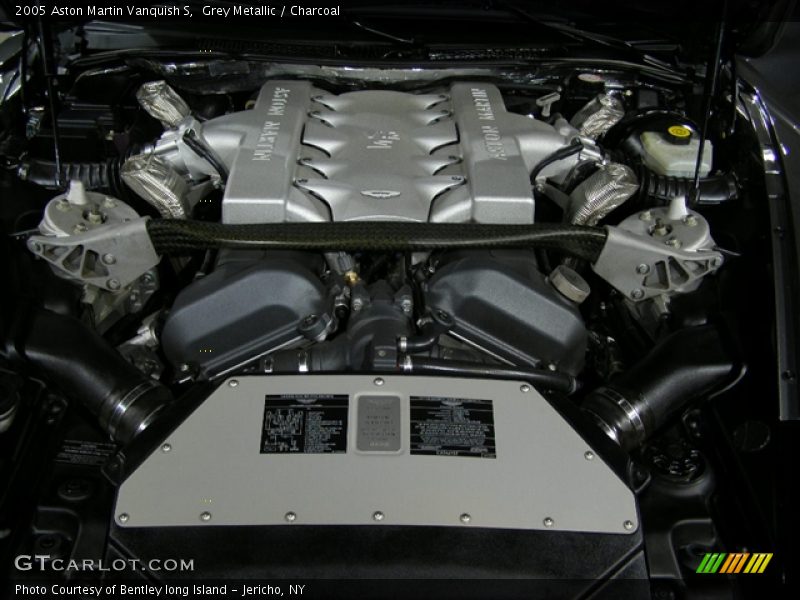 2006 Aston Martin Vanquish S, Grey/Black, 6.0L V12 Engine - 2005 Aston Martin Vanquish S