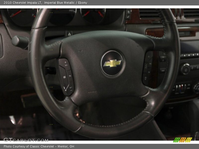 Imperial Blue Metallic / Ebony 2010 Chevrolet Impala LT