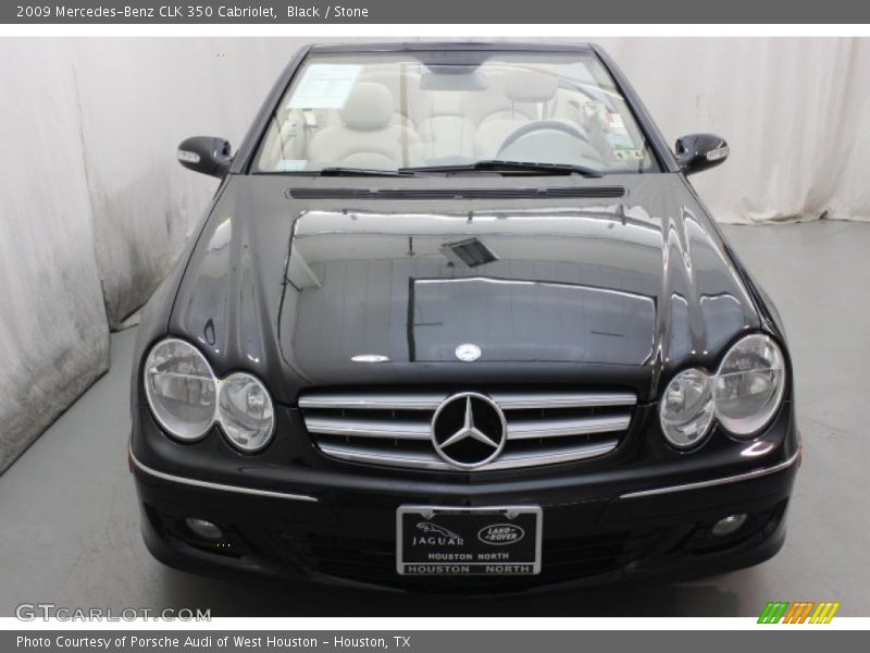 Black / Stone 2009 Mercedes-Benz CLK 350 Cabriolet