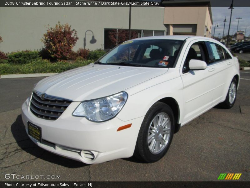 Stone White / Dark Slate Gray/Light Slate Gray 2008 Chrysler Sebring Touring Sedan