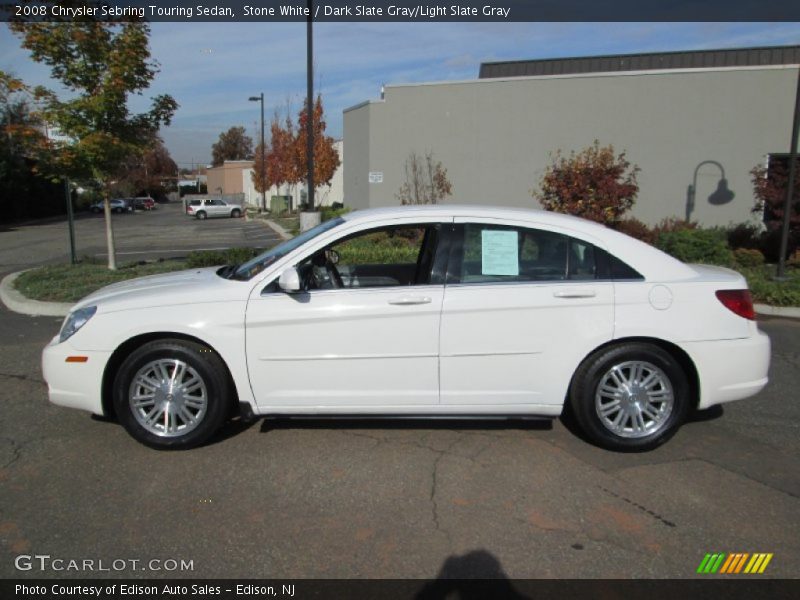 Stone White / Dark Slate Gray/Light Slate Gray 2008 Chrysler Sebring Touring Sedan