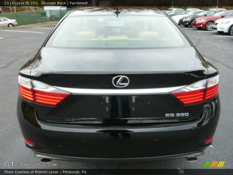 Obsidian Black / Parchment 2014 Lexus ES 350