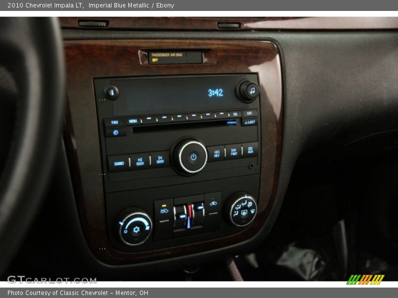 Imperial Blue Metallic / Ebony 2010 Chevrolet Impala LT