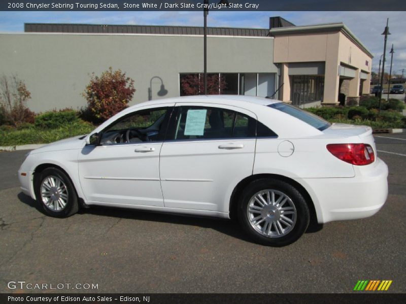 Stone White / Dark Slate Gray/Light Slate Gray 2008 Chrysler Sebring Touring Sedan