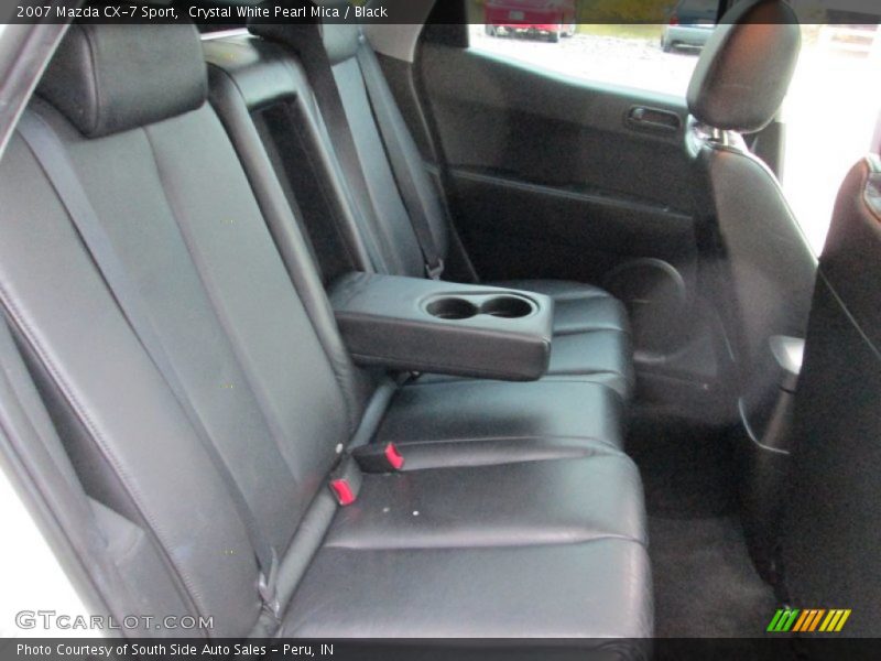 Crystal White Pearl Mica / Black 2007 Mazda CX-7 Sport