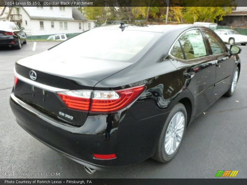 Obsidian Black / Parchment 2014 Lexus ES 350