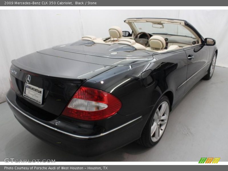 Black / Stone 2009 Mercedes-Benz CLK 350 Cabriolet