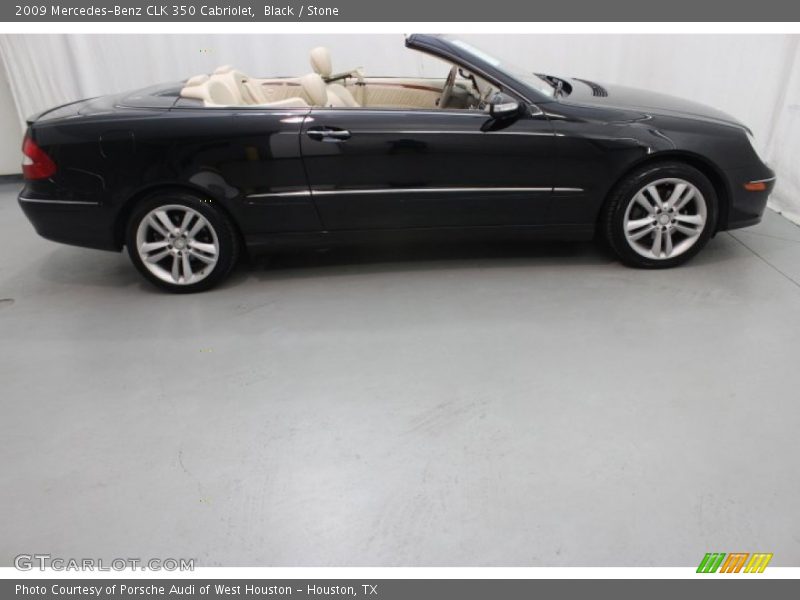 Black / Stone 2009 Mercedes-Benz CLK 350 Cabriolet