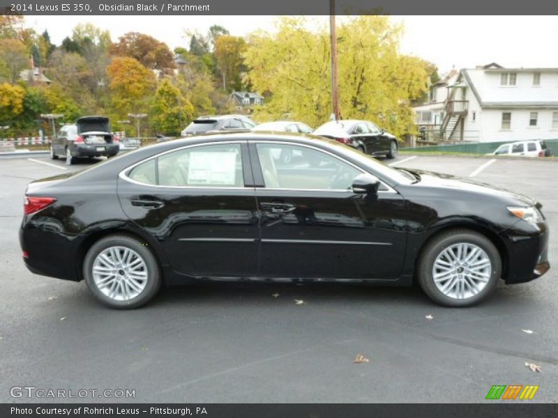 Obsidian Black / Parchment 2014 Lexus ES 350