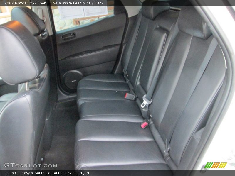 Crystal White Pearl Mica / Black 2007 Mazda CX-7 Sport