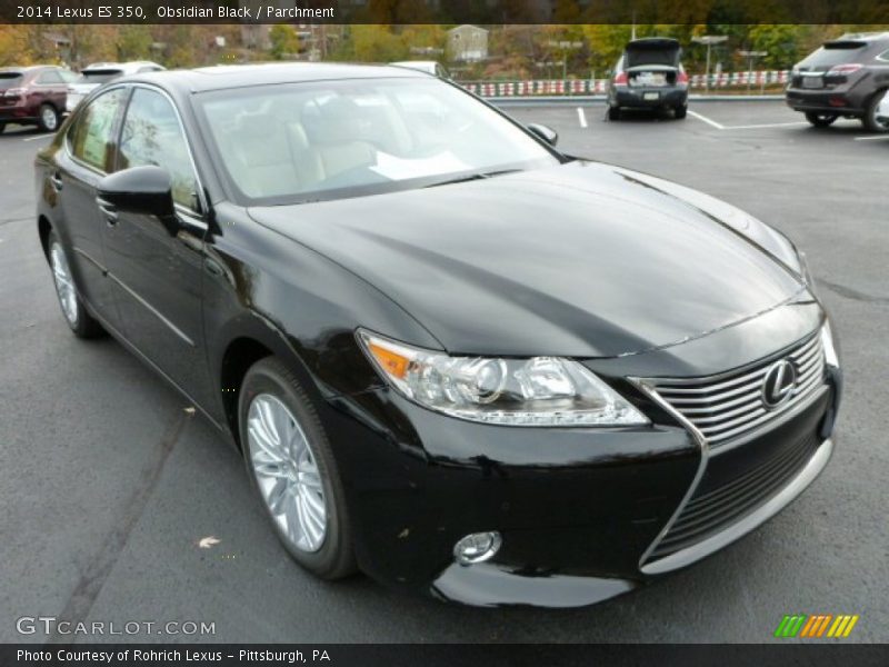 Obsidian Black / Parchment 2014 Lexus ES 350