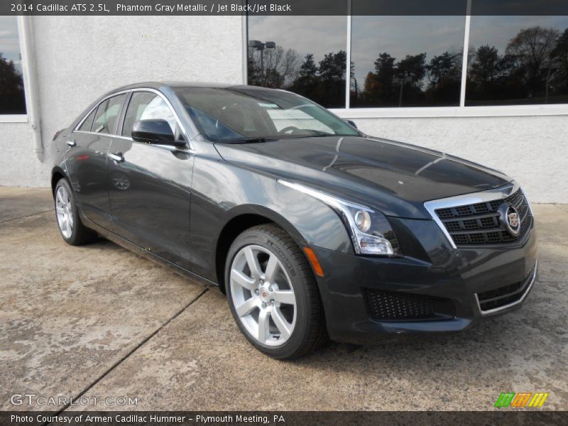 Phantom Gray Metallic / Jet Black/Jet Black 2014 Cadillac ATS 2.5L