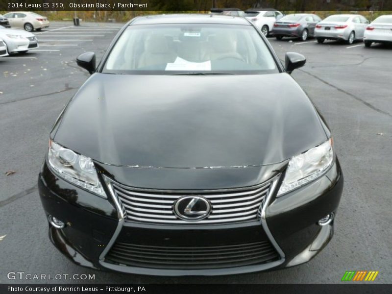 Obsidian Black / Parchment 2014 Lexus ES 350
