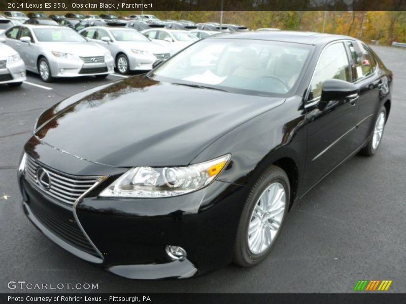 Obsidian Black / Parchment 2014 Lexus ES 350