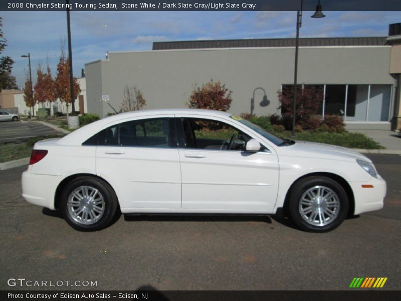 Stone White / Dark Slate Gray/Light Slate Gray 2008 Chrysler Sebring Touring Sedan